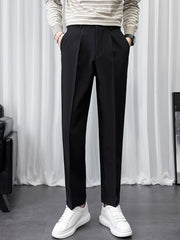 Mens Formal Black Trouser Korean Pant