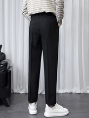 Mens Formal Black Trouser Korean Pant