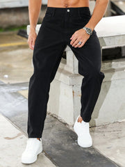 Mens Black Mom Fit Jeans For Everyday Fashion