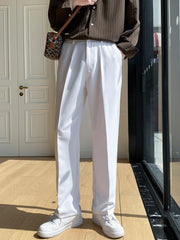 Mens Formal White Trouser Korean Pant