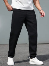 Mens Mom Fit Black Denim Jeans