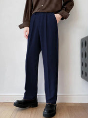 Mens Formal Blue Trouser Korean Pant
