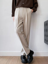 Mens Formal Cream Trouser Korean Pant