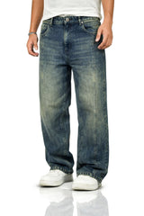 Blue Tinted Super Baggy Jeans