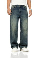 Blue Tinted Super Baggy Jeans