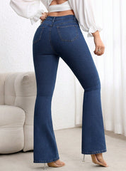 Womens Denim Boot Cut Jeans For Everyday Wear