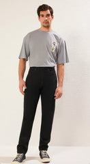 City Look mom fit Denim Jeans(men's Mom fit Black)