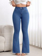 Womens Denim Boot Cut Jeans For Everyday Wear