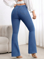 Womens Denim Boot Cut Jeans For Everyday Wear