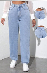 Women And Girls Fency Model Flared jeans(Wide leg ice jeans )