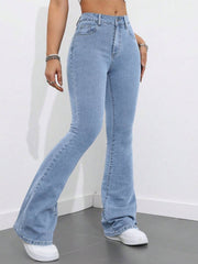 Fency Boot Cut Denim jeans(Boot cut Ice)