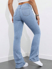Fency Boot Cut Denim jeans(Boot cut Ice)
