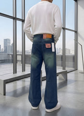 Men's Premium Super Baggy Whisker Jeans