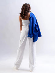 Street Style Trendy 6 Pocket Jeans For Women's Loose Fit