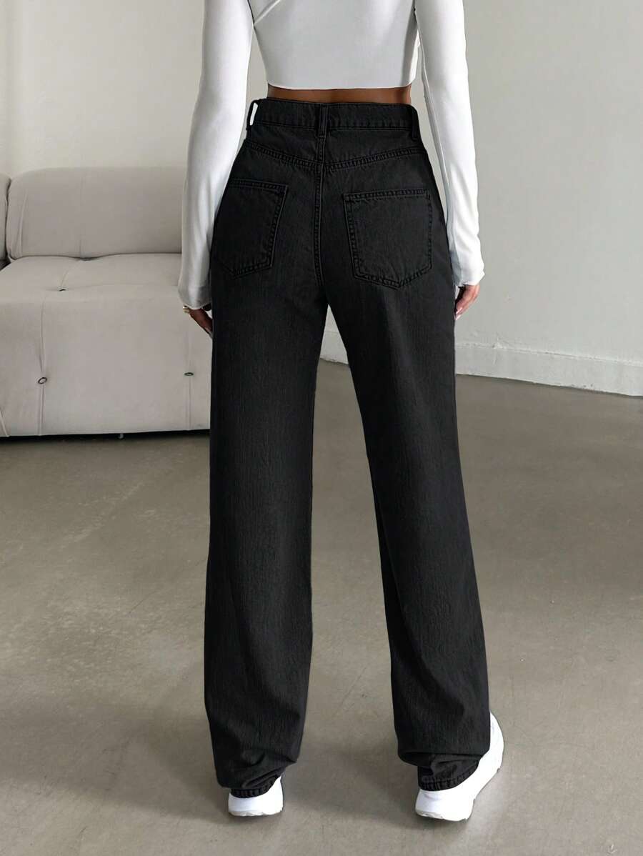 Womens Wide Leg Jeans For Everyday Occasion
