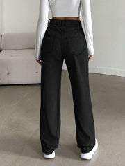 Womens Wide Leg Jeans For Everyday Occasion
