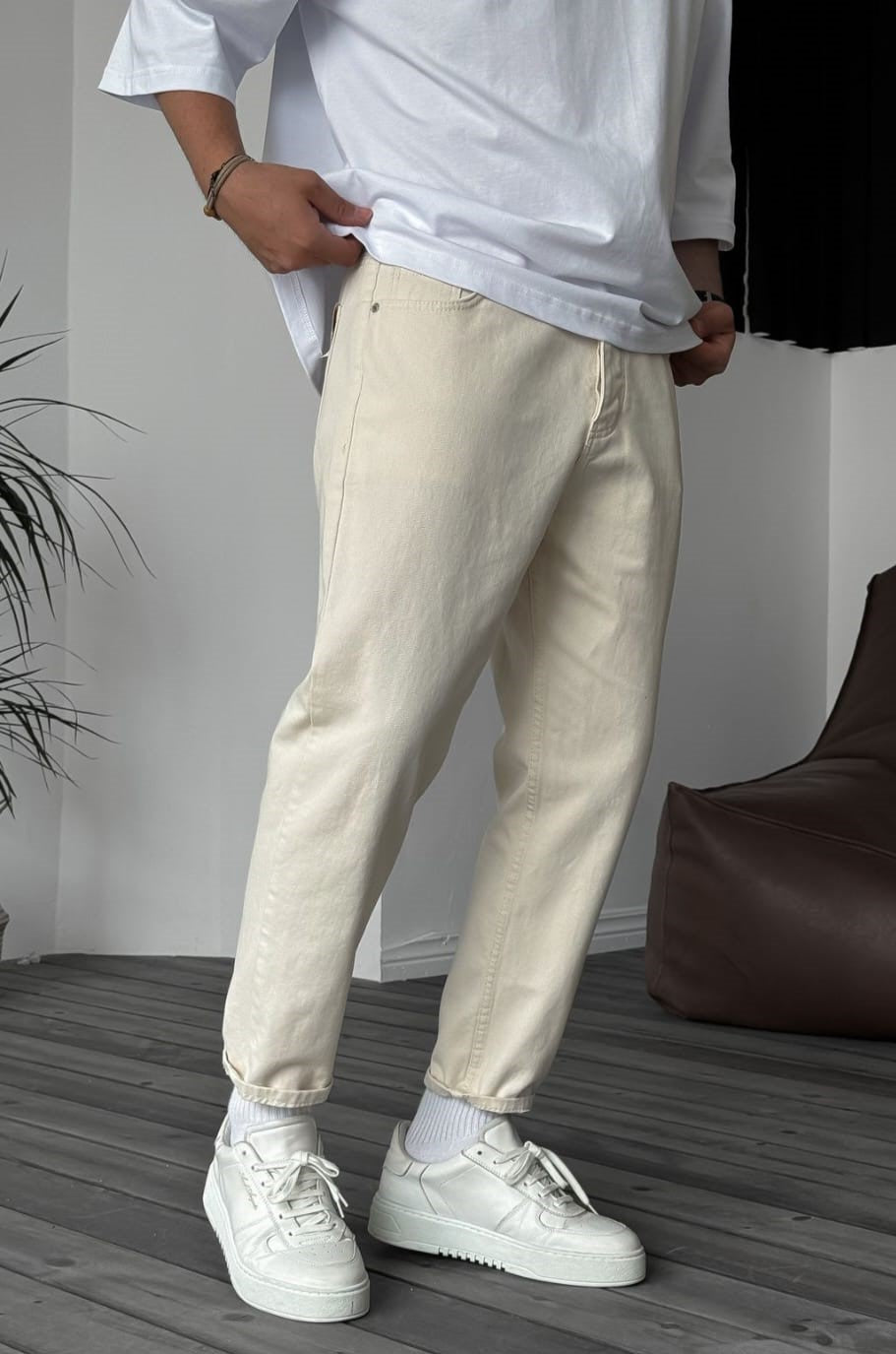 Mens Elegant Mom Fit Jeans