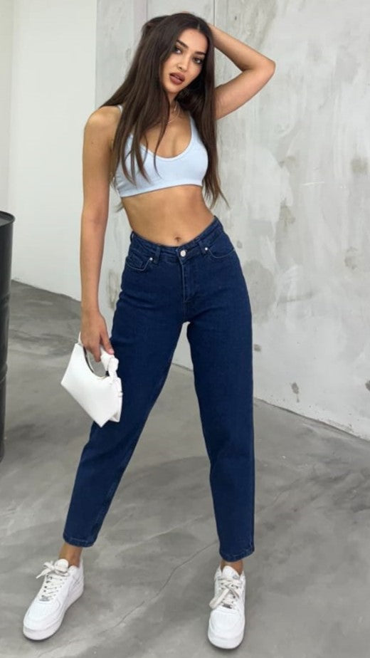 Fashionable Blue Denim Womens Jeans For Everyday wear