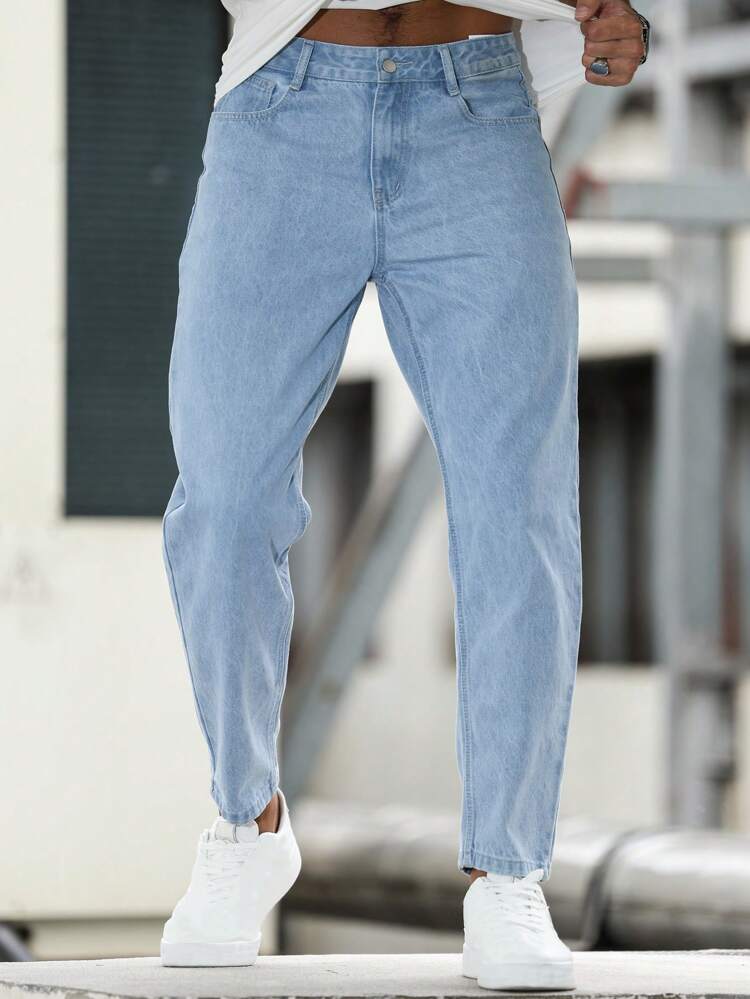 Modern Wear Elegant Mens Mom Fit Jeans