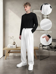 Premium Korean Style Pleated Formal Pants