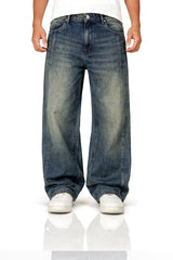 Blue Tinted Super Baggy Jeans