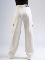 High Rise Womens Jeans with 6 Functional Pockets