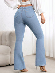 Womens Denim Boot Cut Jeans For Everyday Wear