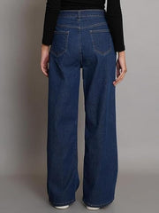 Dark Blue Wide leg denim jeans(Wide leg Dx)