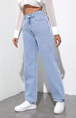 Women And Girls Fency Model Flared jeans(Wide leg ice jeans )