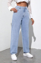 Women And Girls Fency Model Flared jeans(Wide leg ice jeans )