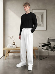 Premium Korean Style Pleated Formal Pants