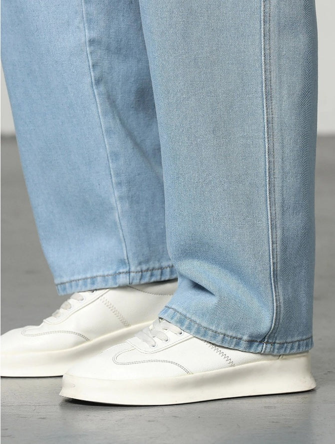 Men's Stylish Pocket Denim Mom fit jeans(Men's 6pocket Mom fit Ice)
